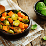 Roasted Carrots and Brussels Sprouts