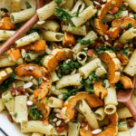 Roasted Delicata Squash Pasta with Kale