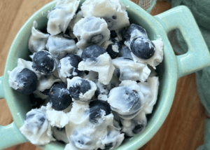 Frozen Yogurt Covered Blueberries | Nutrition for ME