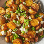 Roasted Baby Potatoes with Scallions & Feta