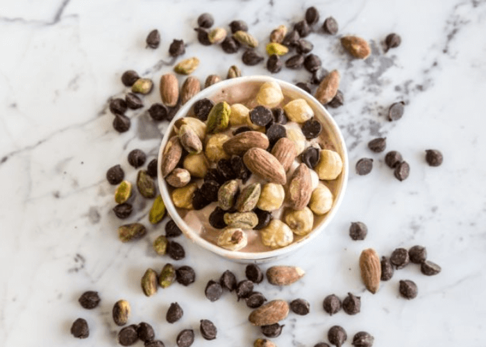 Budget-Friendly Trail Mix with nuts and chocolate chips