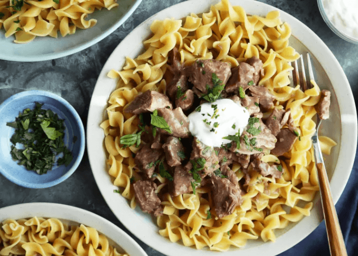 Easy Beef Stroganoff