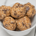 Peanut Butter Energy Bites with chocolate chips