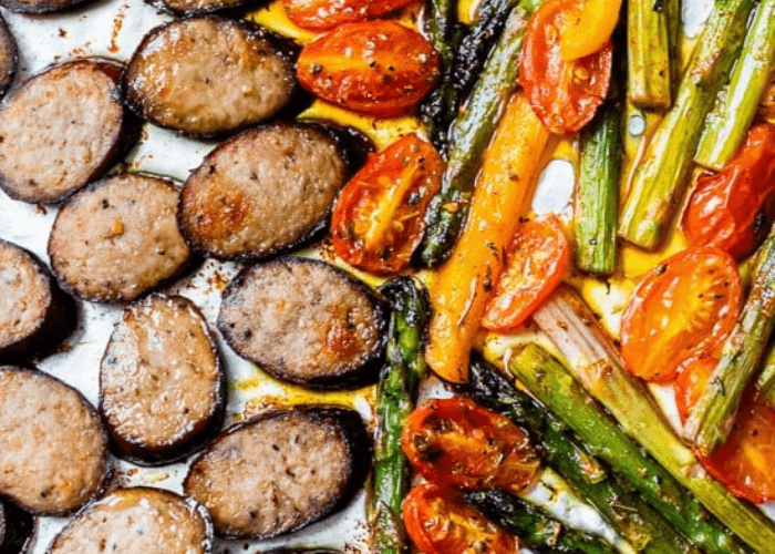 Kielbasa Veggie Sheet Pan