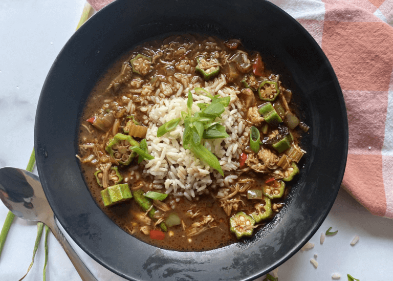 Traditional Gumbo with okra